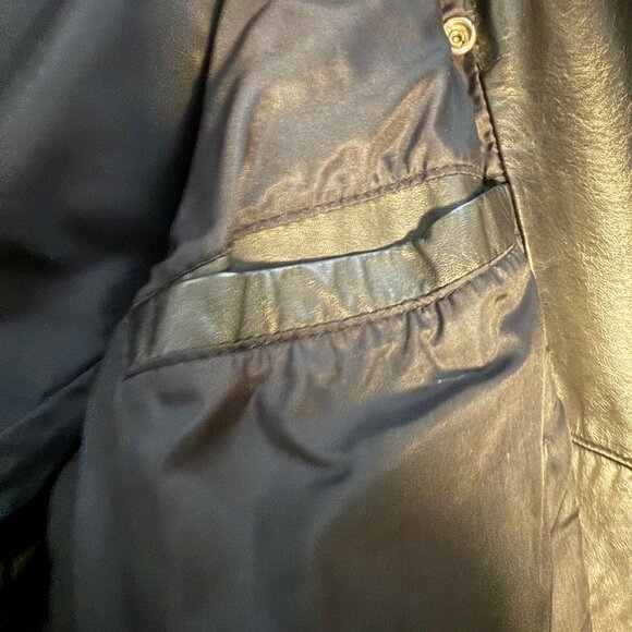 Biker jacket leather jacket - Picture 6 of 7